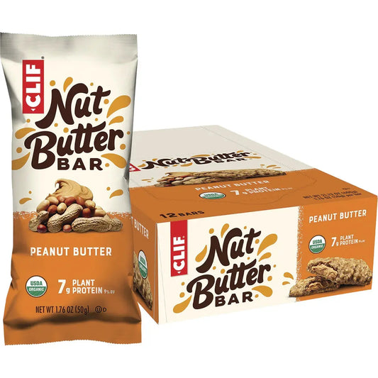 CLIF Nut Butter Bar Peanut Butter 50g 12PK CLIF