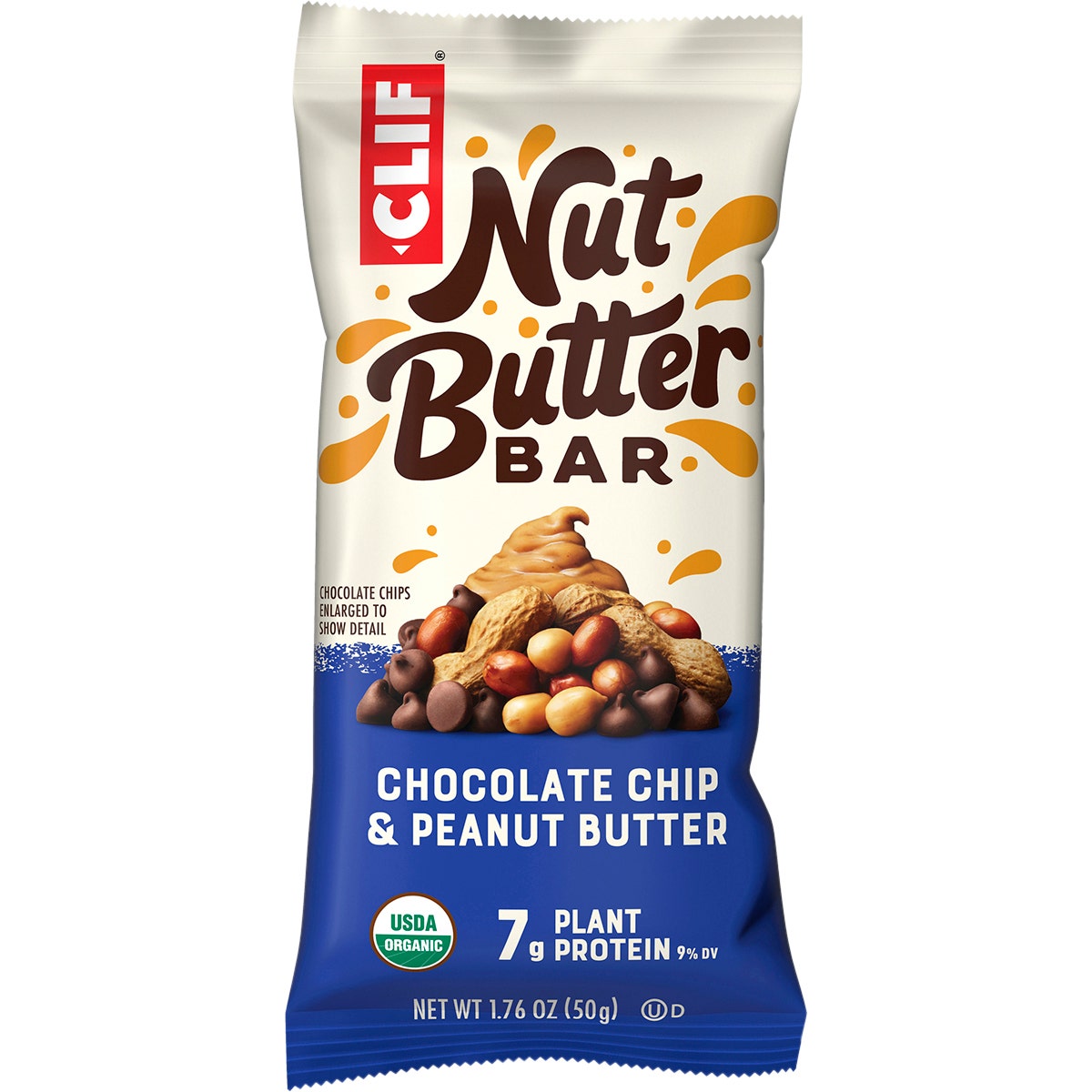 Clif Nut Butter Bar Chocolate Chip & Peanut Butter 5x50g - Cutprice Online
