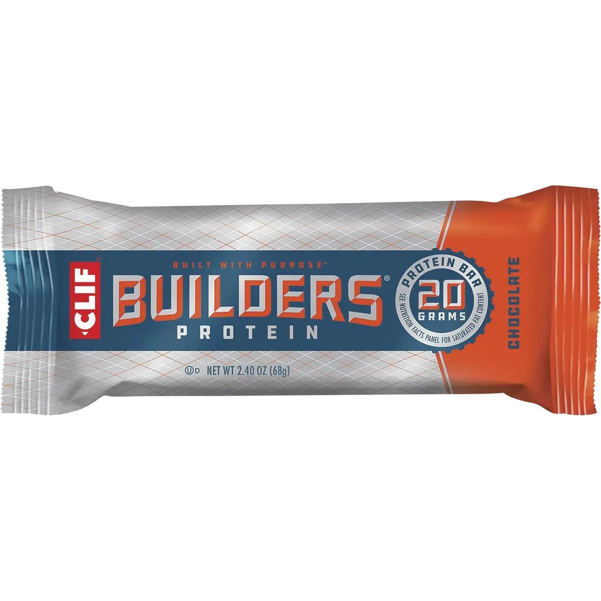 CLIF Builders Bar Chocolate 68g 12PK CLIF