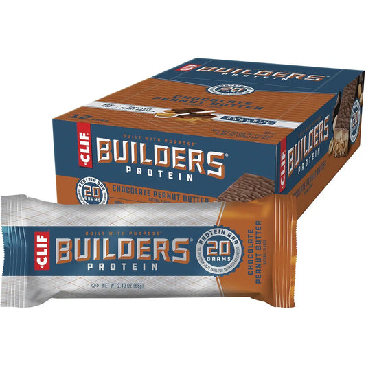 CLIF Builders Bar Chocolate Peanut Butter 68g 12PK CLIF
