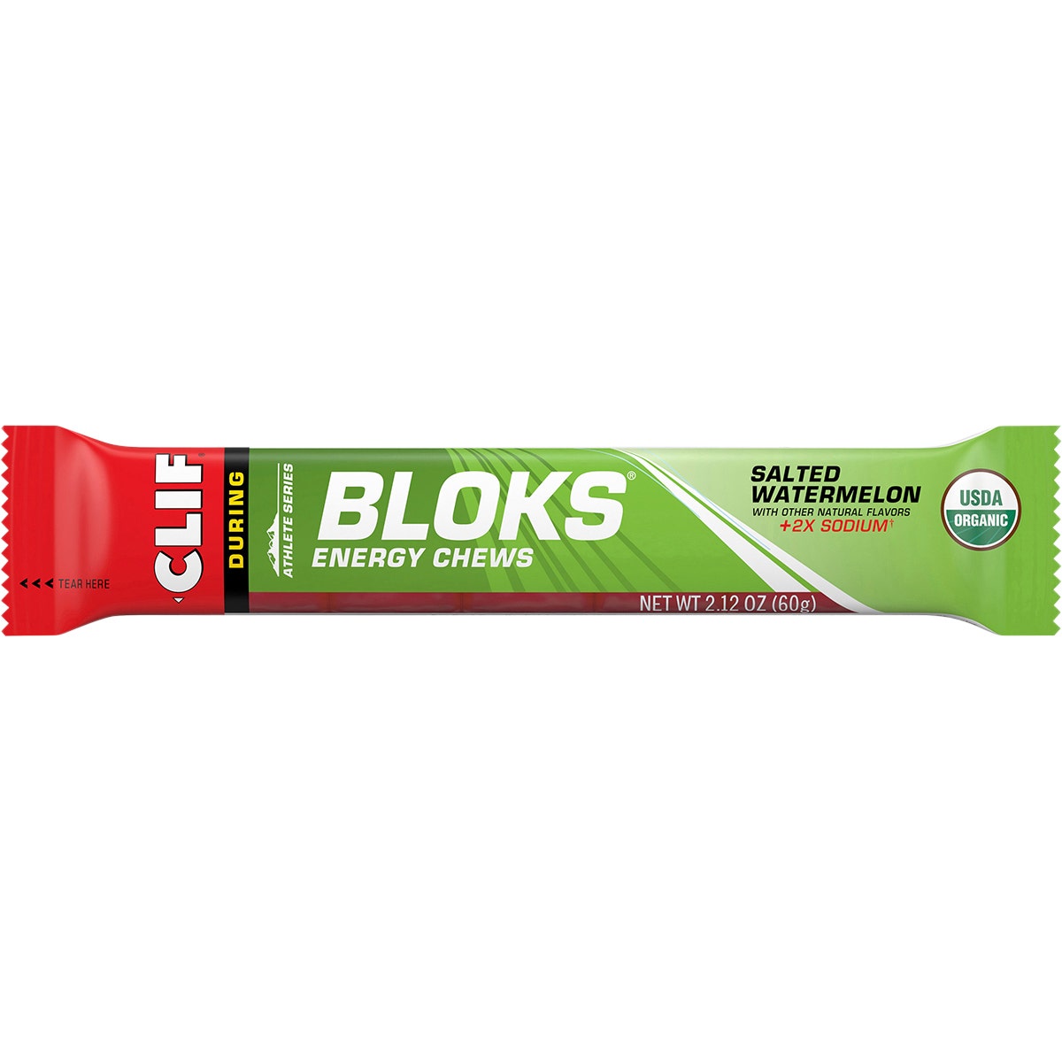 Clif Bloks Energy Chews Salted Watermelon 100mg Sodium 18x60g - Cutprice Online