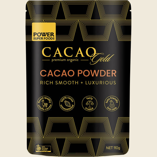 Power Super Foods Cacao Gold Powder Certified Organic 110g