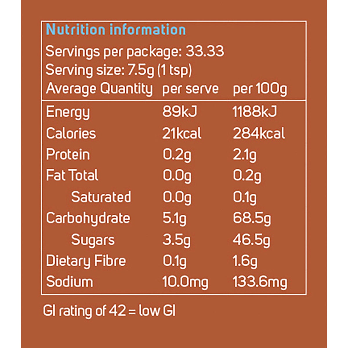Power Super Foods Yacon Syrup Certified Organic 250g - Cutprice Online
