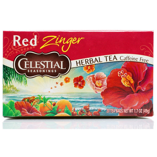Celestial Tea Red Zinger X 20 Tea Bags (Pack of 6) - Cutprice Online