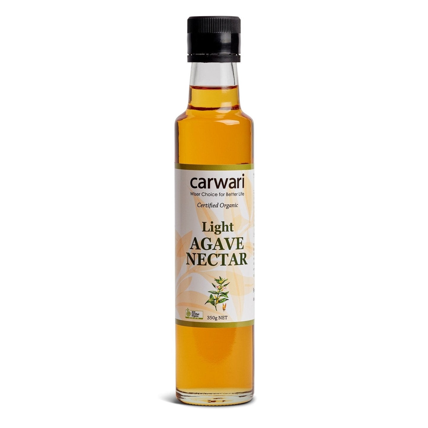 Carwari Organic Light Agave Nectar 350ml Carwari Organic