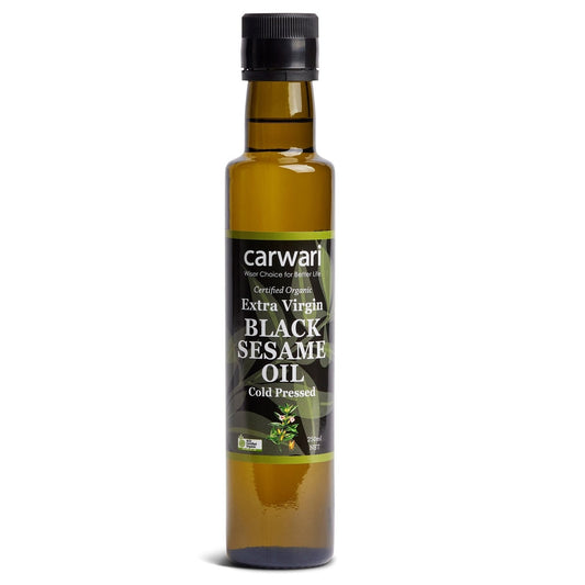 Carwari Organic Black Sesame Oil Extra Virgin 250ml Carwari Organic