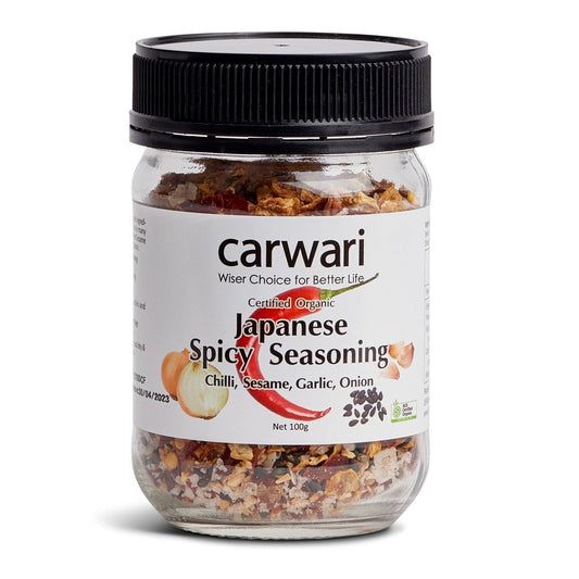 Carwari Organic Japanese Spicy Seasoning 100g Carwari Organic
