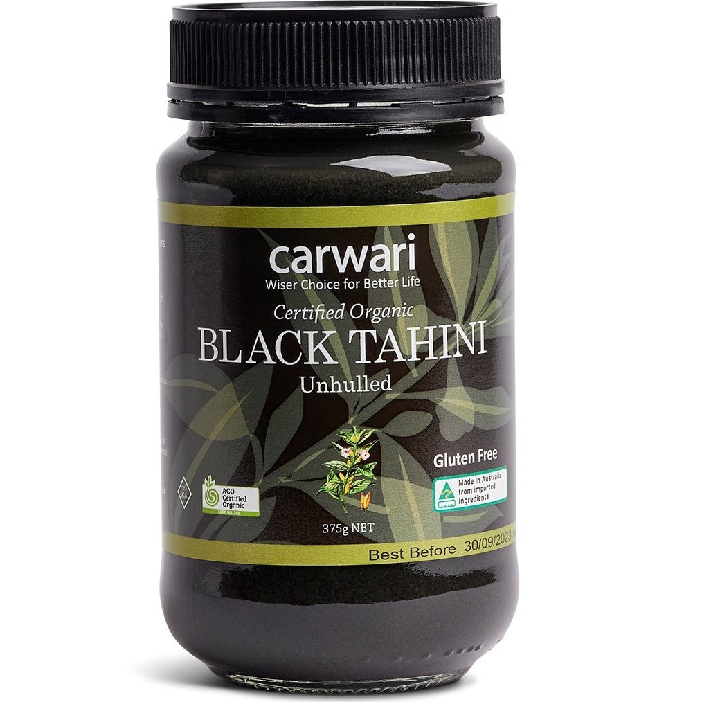 Carwari Organic Tahini Black 375g Carwari Organic
