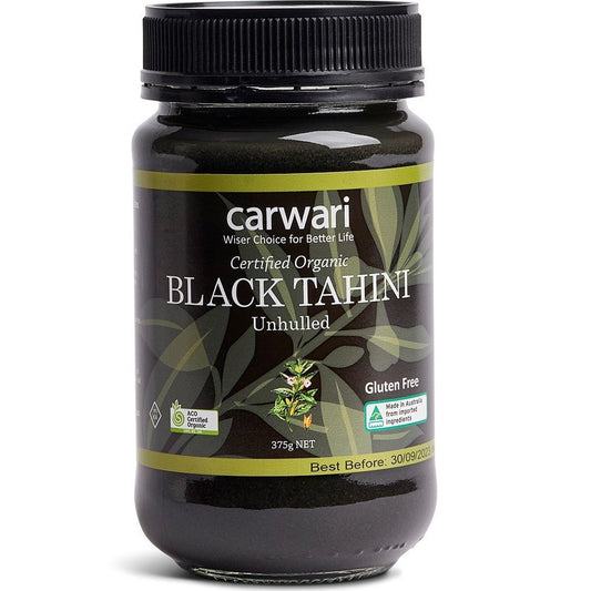 Carwari Organic Tahini Black 375g Carwari Organic
