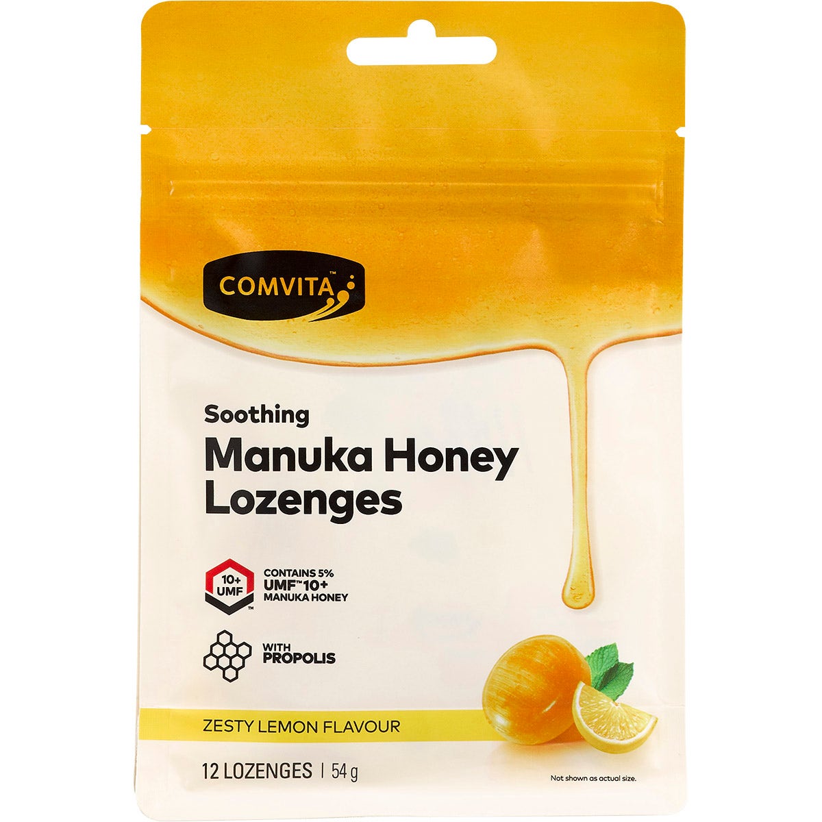 COMVITA Manuka Honey Lozenges Zesty Lemon 12x4.5g - Cutprice Online