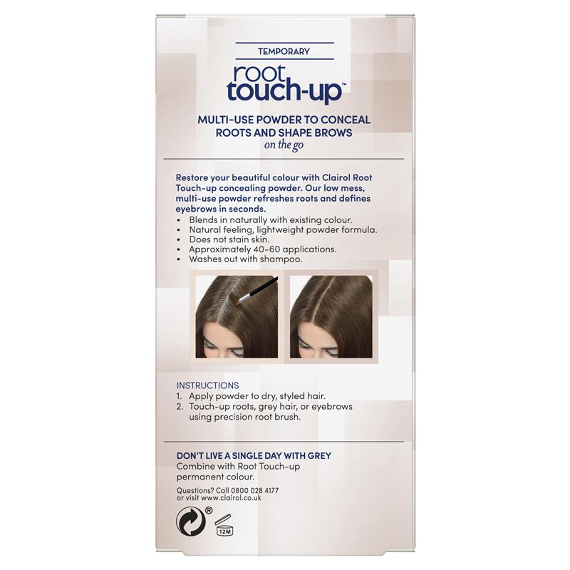 CLAIROL Root Touch-Up Concealing Powder Medium Brown 2.1g - Cutprice Online