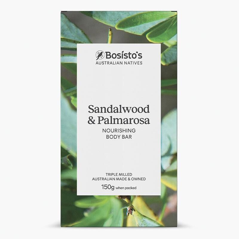Bosistos Sandlwood&palmarosa Bar 150g