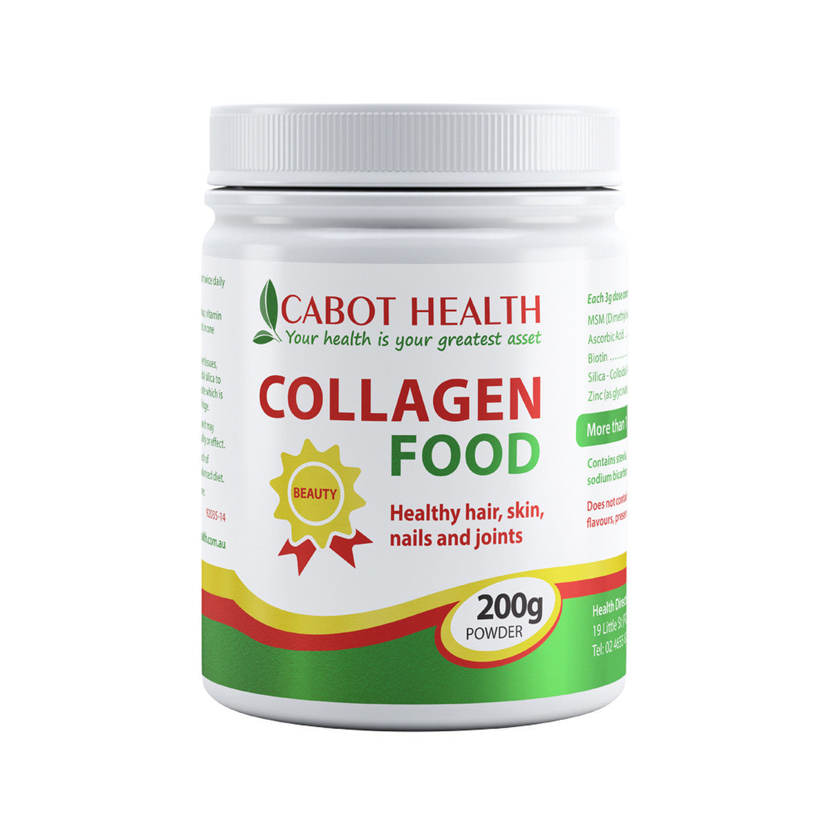 Cabot Health Collagen Food 200g - Cutprice Online