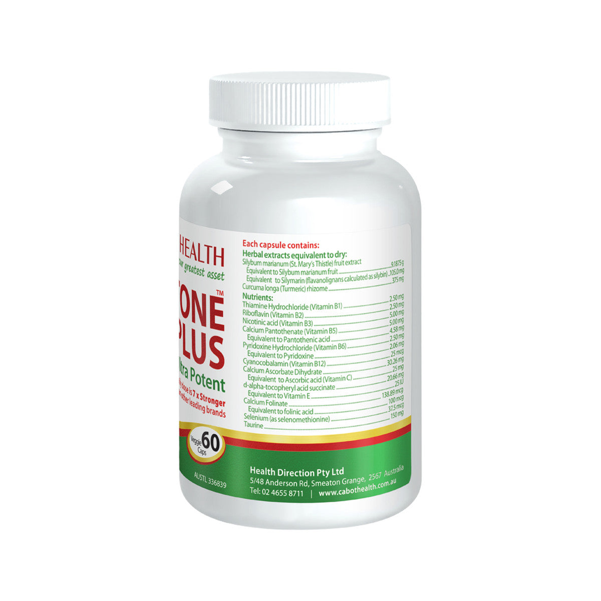 Cabot Health LivaTone Plus 60c - Cutprice Online