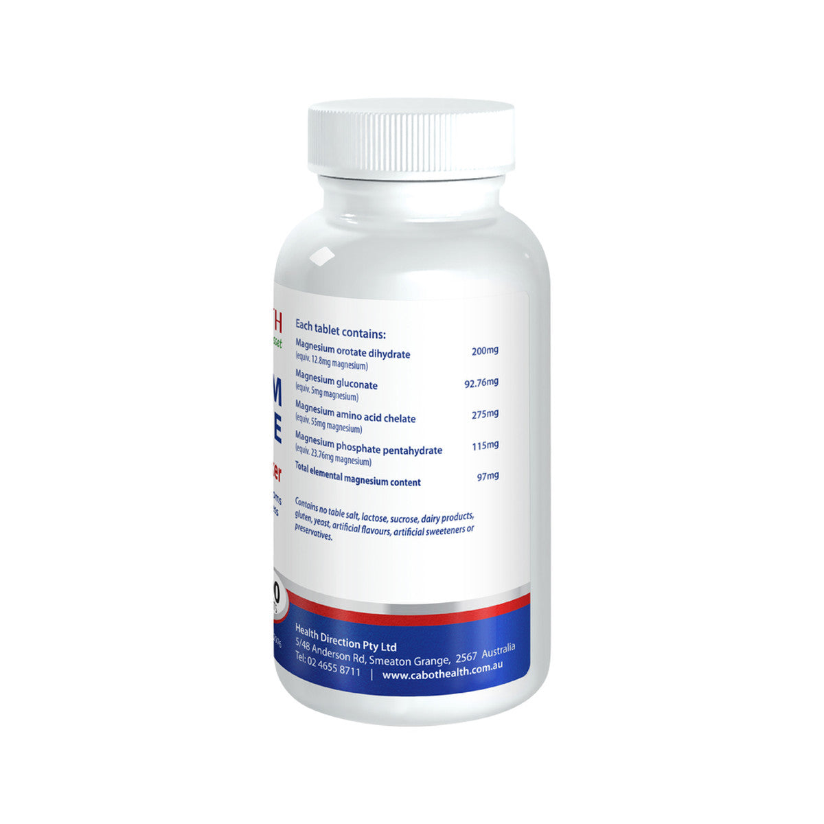 Cabot Health Magnesium Complete 200t - Cutprice Online