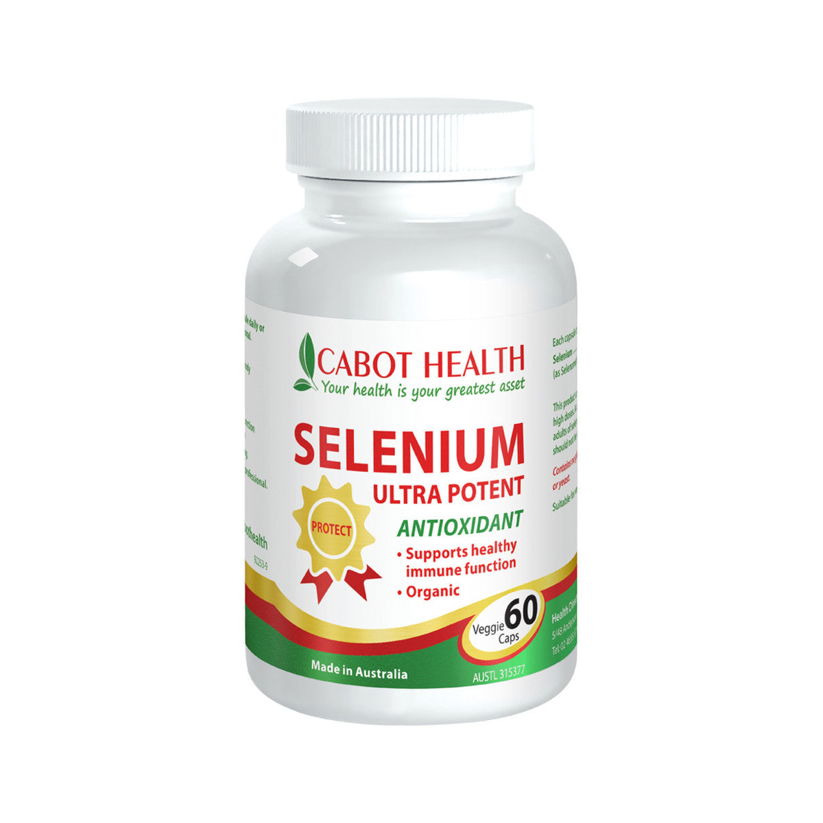 Cabot Health Selenium Ultra Potent 150mcg 60c - Cutprice Online