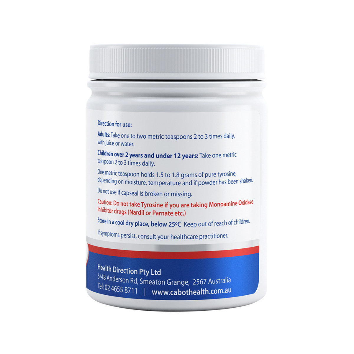Cabot Health Tyrosine Pure 75g - Cutprice Online