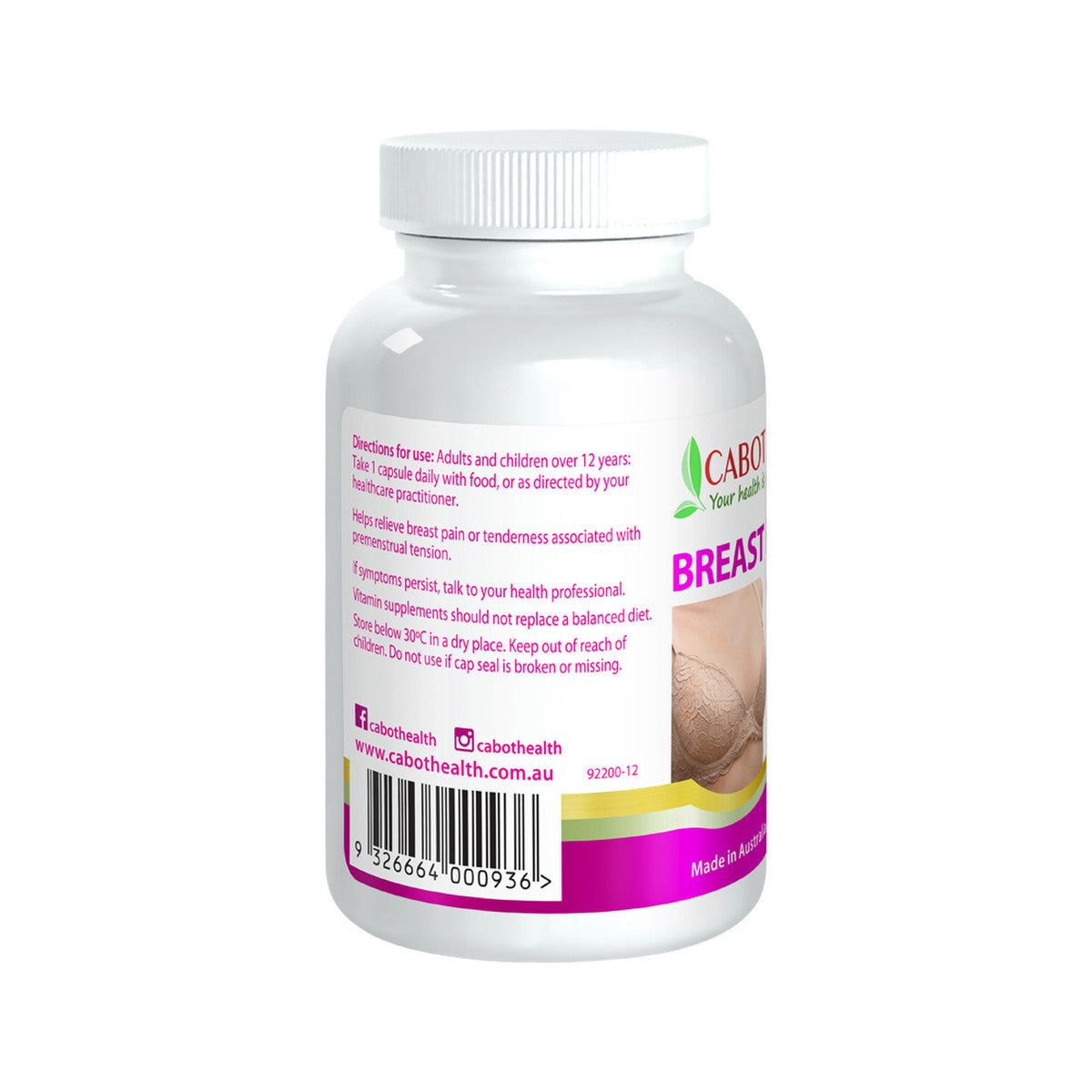 Cabot Health Breast Health 60c - Cutprice Online