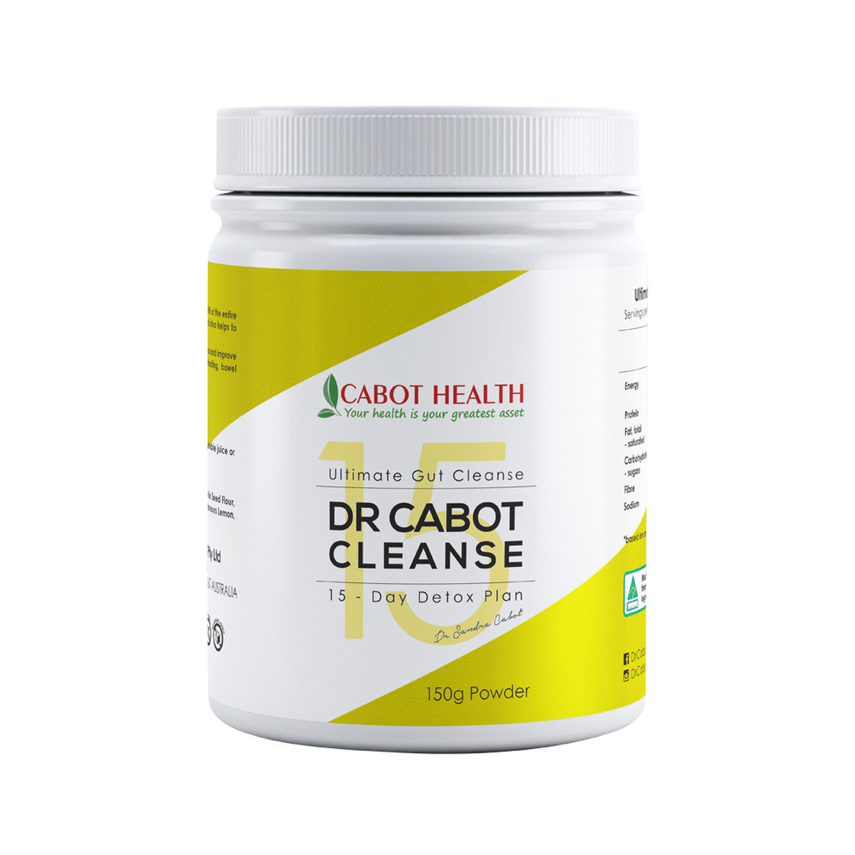 Cabot Health Dr Cabot Cleanse 15 Day Detox Pack - Cutprice Online