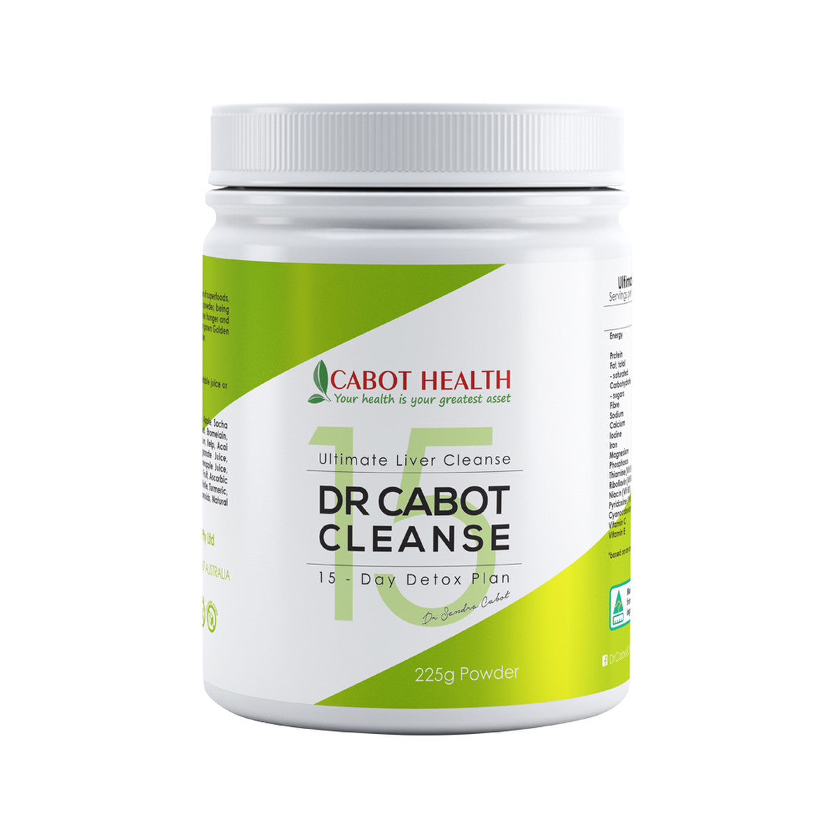 Cabot Health Dr Cabot Cleanse 15 Day Detox Pack - Cutprice Online