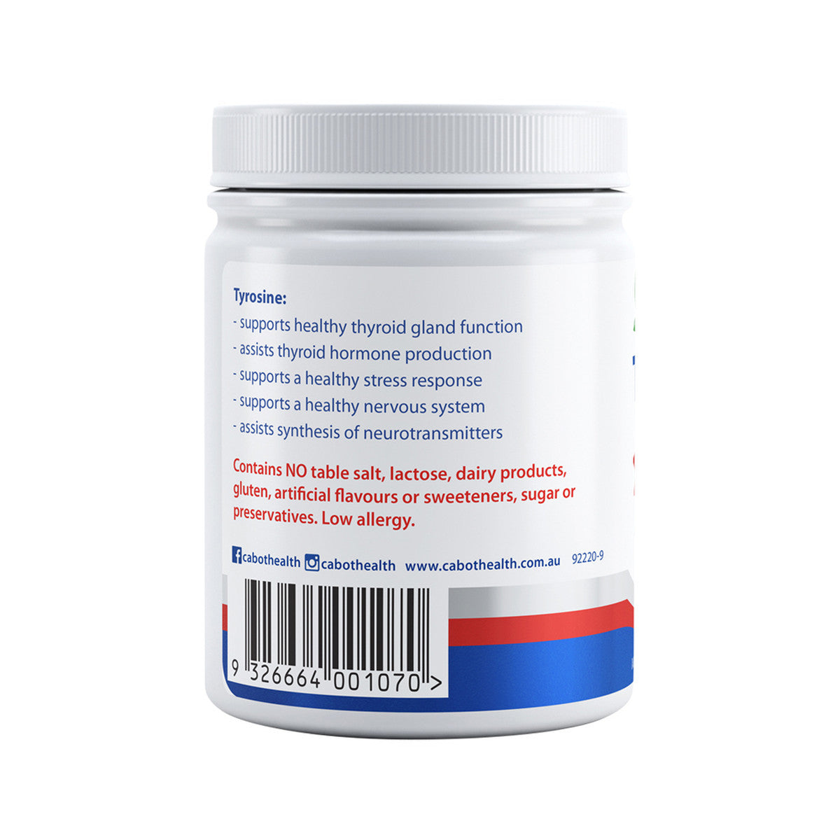 Cabot Health Tyrosine Pure 75g - Cutprice Online