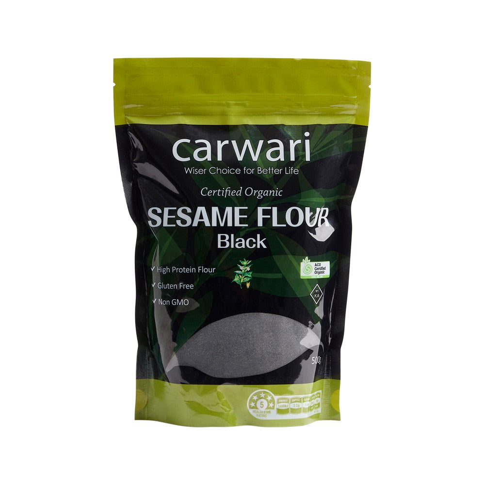 Carwari Organic Sesame Seed Flour Black 500g - Cutprice Online