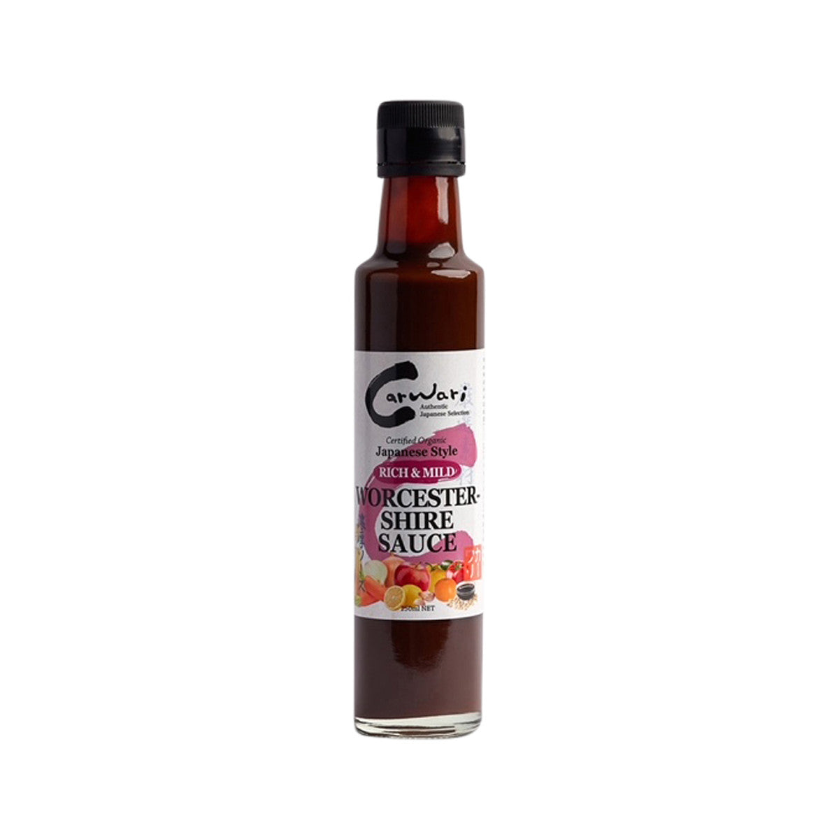 Carwari Organic Japanese Style Rich & Mild Worcestershire Sauce 250ml - Cutprice Online