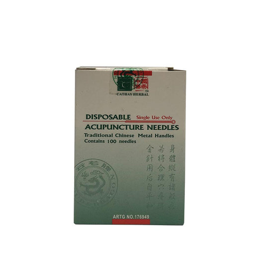 Cathay Herbal Acupuncture Cloud & Dragon Disposable Needles 0.18 x 25mm (with guide tube) x100 Pack - Cutprice Online
