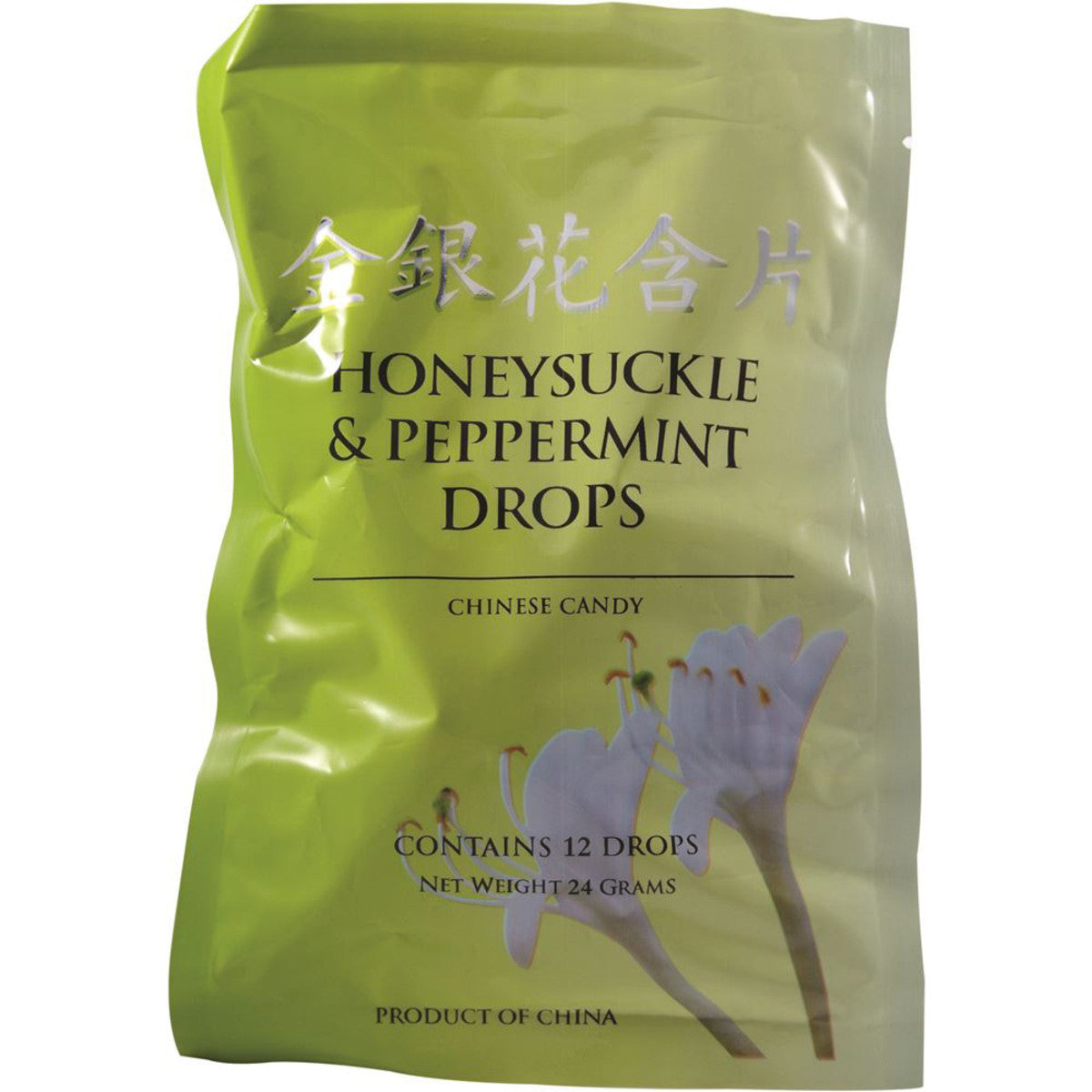 Cathay Herbal Honeysuckle & Peppermint Drops 12 CATHAY HERBAL RETAIL