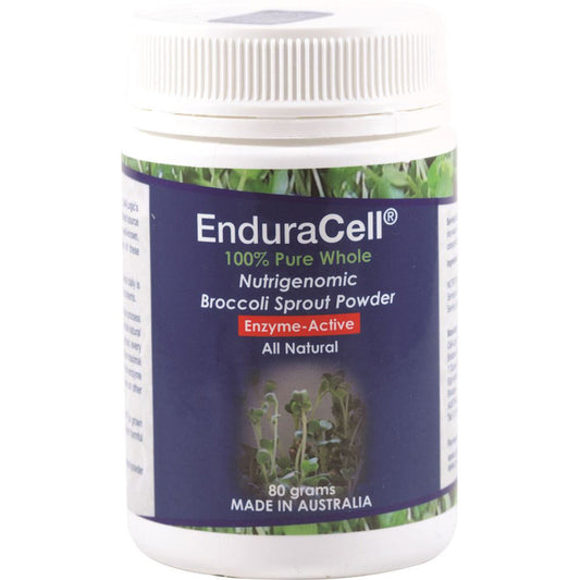 CELL-LOGIC ENDURACELL 100% WHOLE BROCCOLI SPROUT POWDER 80G CELL-LOGIC