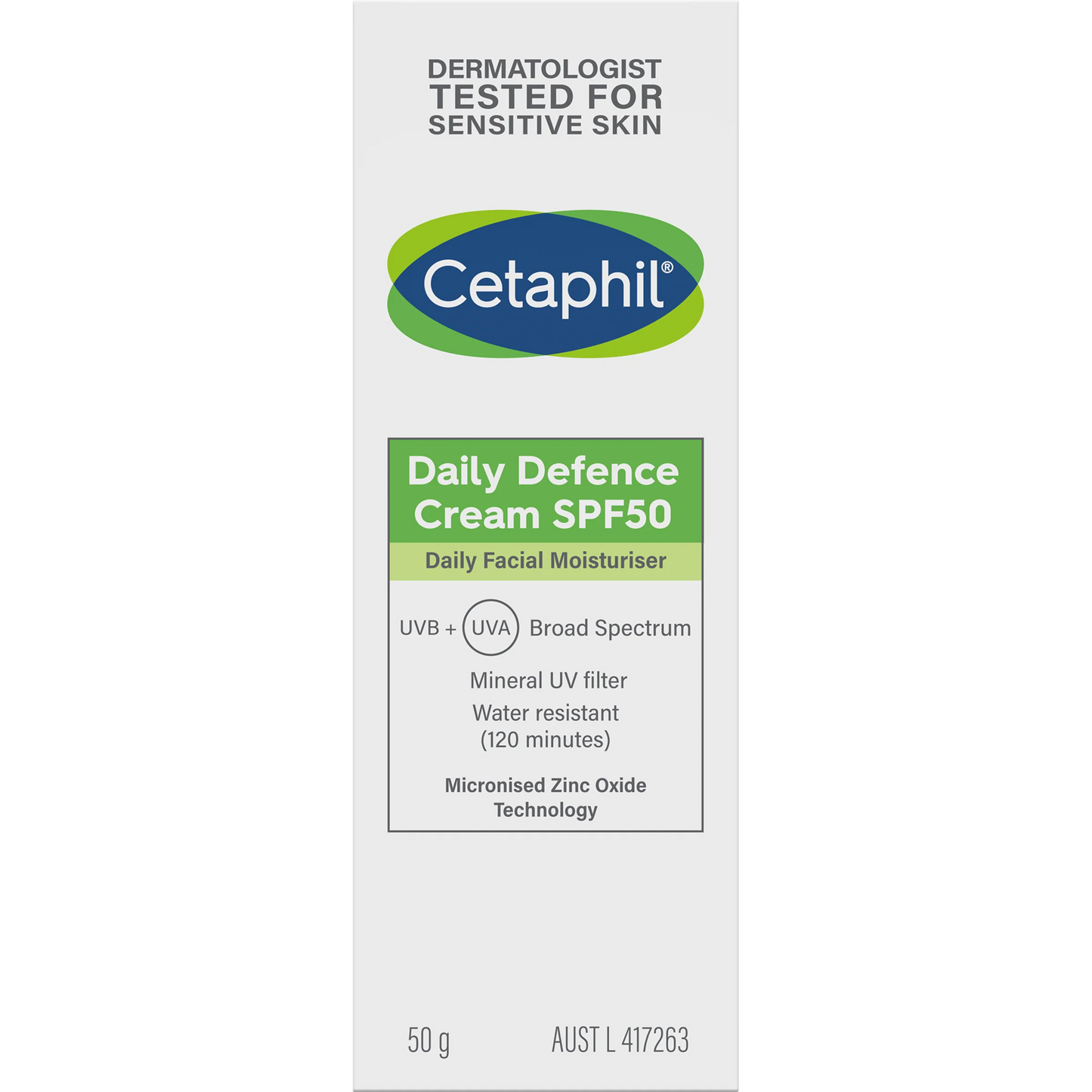 Cetaphil Daily Defence Cream SPF50+ 50ml - Cutprice Online