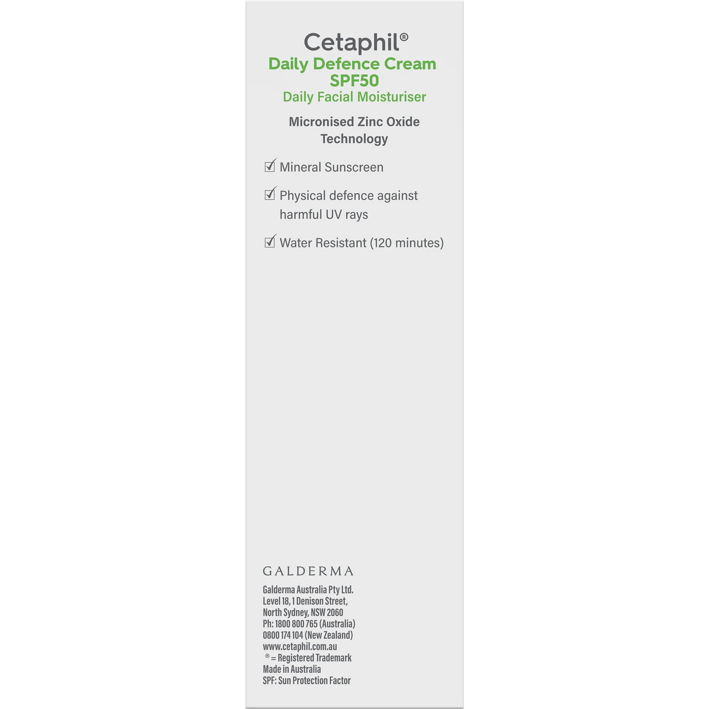Cetaphil Daily Defence Cream SPF50+ 50ml - Cutprice Online