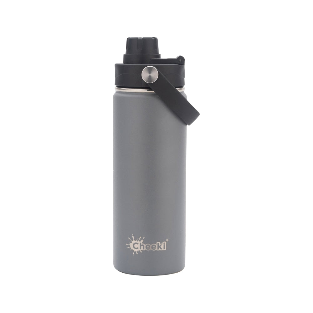 Cheeki Insulated Bottle Adventure Slate (Small) 600ml - Cutprice Online