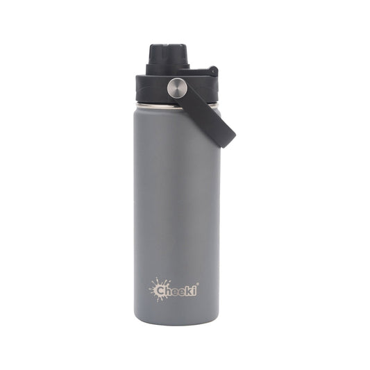 Cheeki Insulated Bottle Adventure Slate (Small) 600ml - Cutprice Online