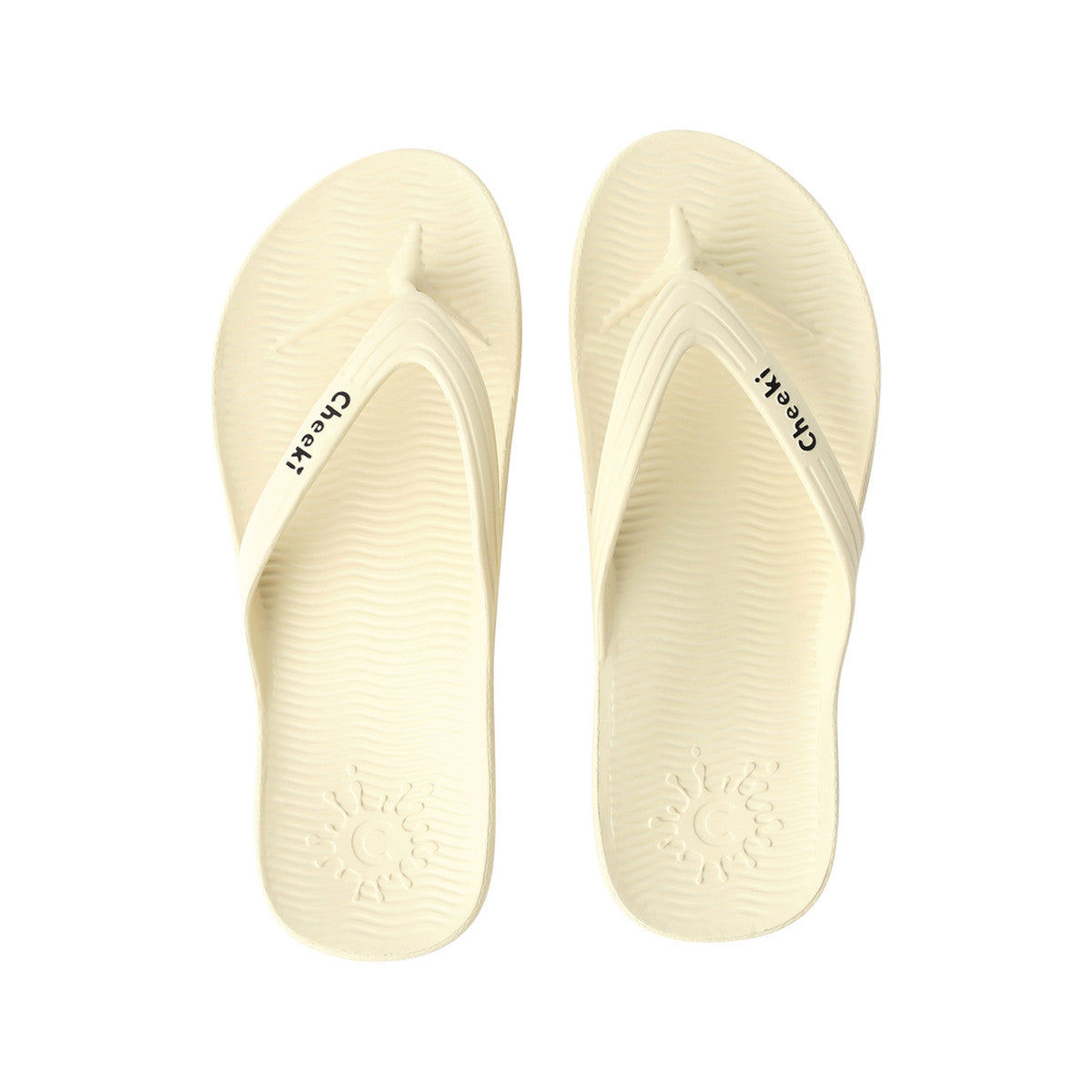 Cheeki Arch Support Thongs Sandstone Womens Size US7 - Cutprice Online