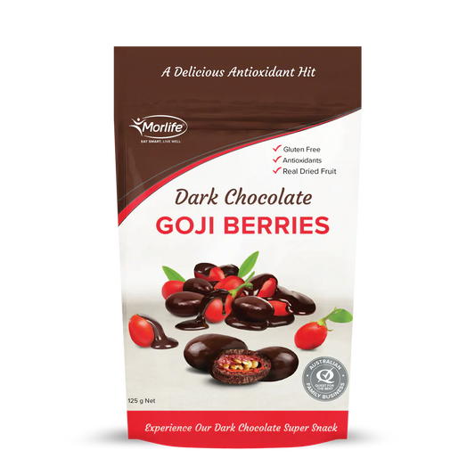 Morlife Dark Chocolate Goji Berries 125g - Cutprice Online