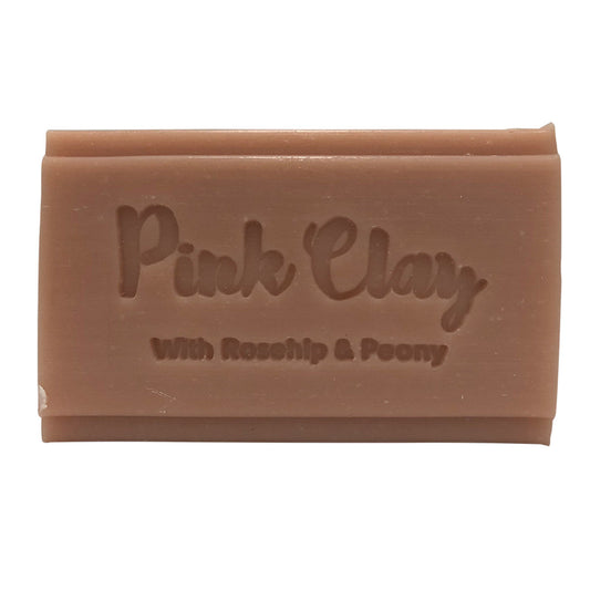 Clover Fields Natures Gifts Essentials Pink Clay with Rosehip & Peony Coconut-Base Soap 150g CLOVER FIELDS