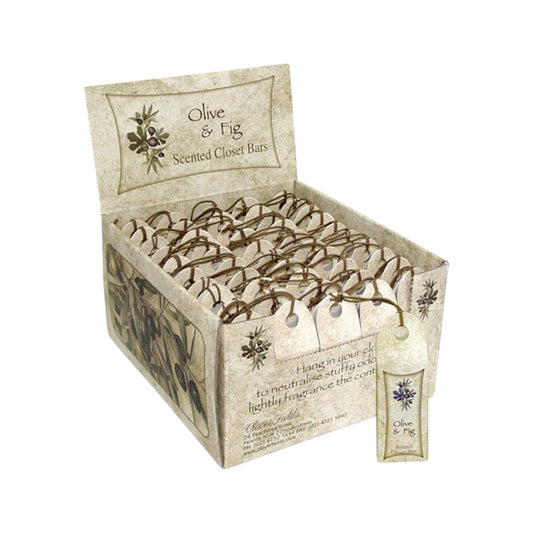 Clover Fields Olive & Fig Scented Closet Bar 38g (Pack of 50) - Cutprice Online