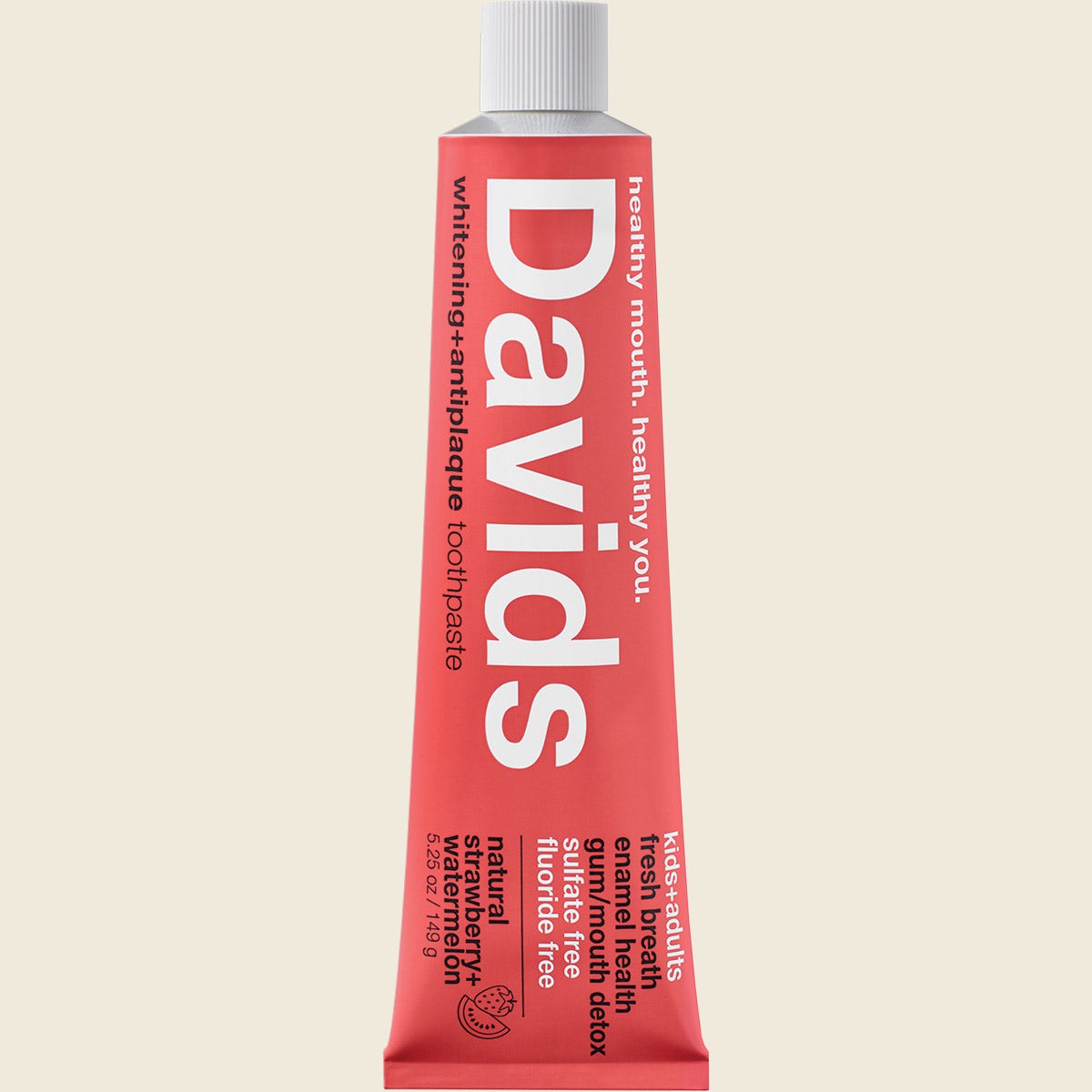 Davids Kids+Adults Whitening+Antiplaque Strawberry Watermelon 149g
