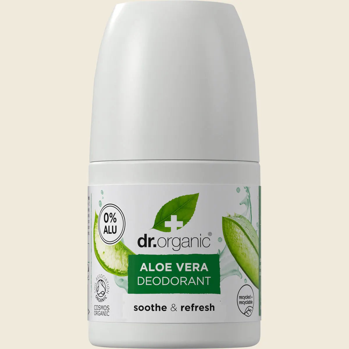 Dr Organic Roll-On Deodorant Organic Aloe Vera 50ml