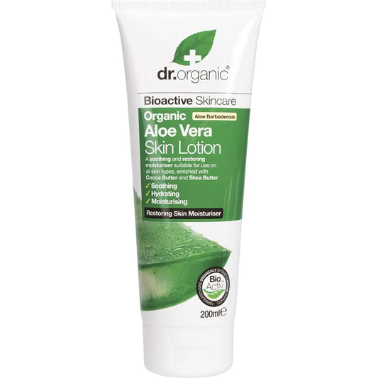 DR ORGANIC Skin Lotion Organic Aloe Vera 200ml DR ORGANIC