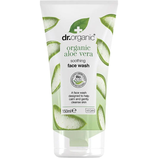 DR ORGANIC Creamy Face Wash Organic Aloe Vera 150ml DR ORGANIC