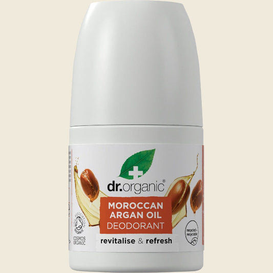 DR ORGANIC Roll-on Deodorant Organic Moroccan Argan Oil 50ml DR ORGANIC