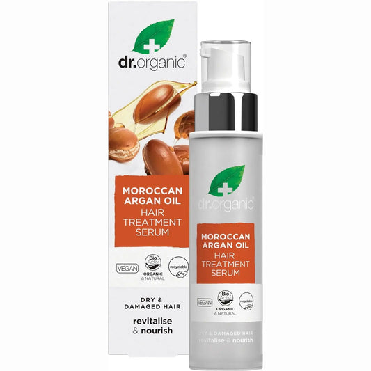 DR ORGANIC Hair Treatment Serum Organic Moroccan Argan Oil 100ml DR ORGANIC