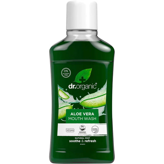 DR ORGANIC Mouthwash Organic Aloe Vera 500ml DR ORGANIC