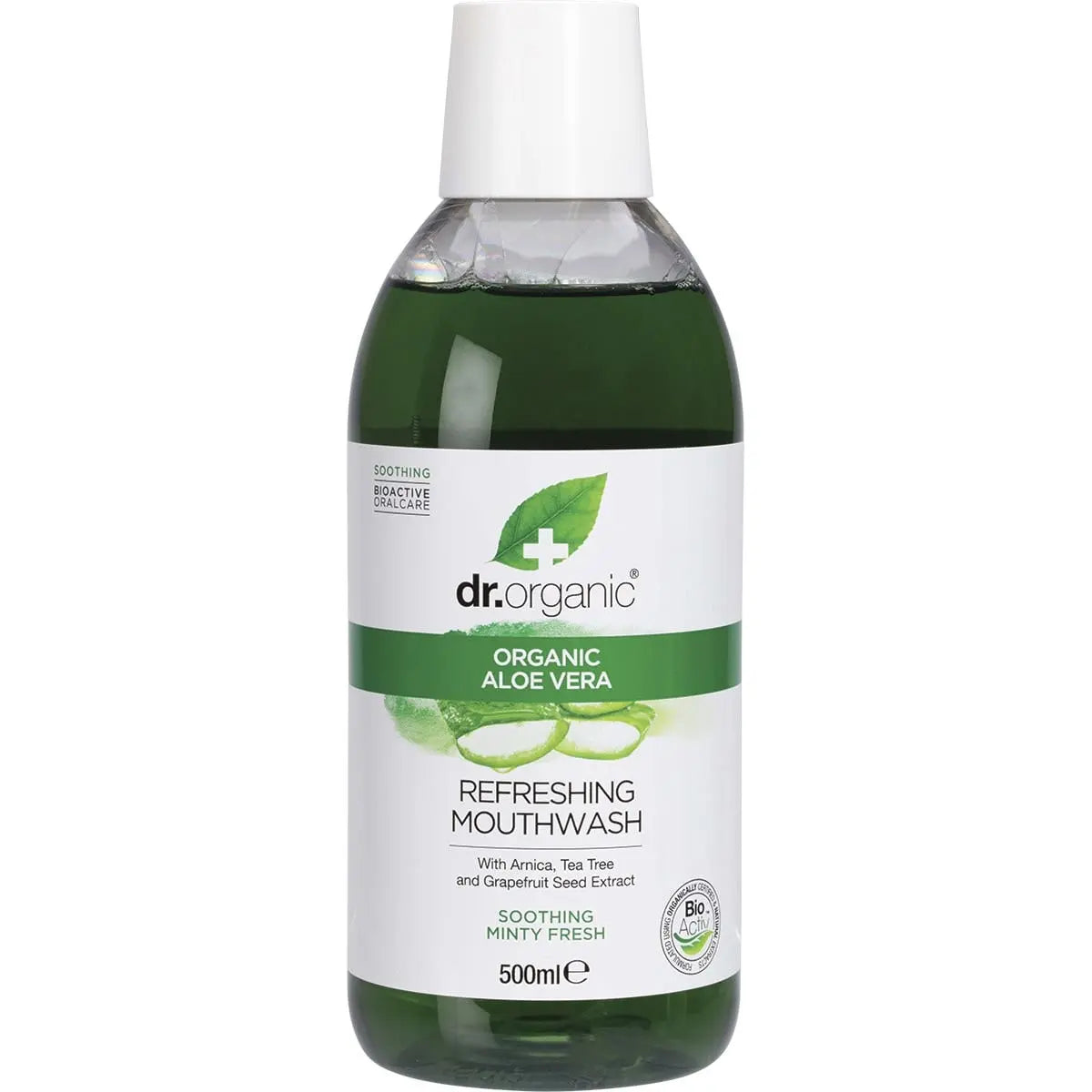 DR ORGANIC Mouthwash Organic Aloe Vera 500ml DR ORGANIC