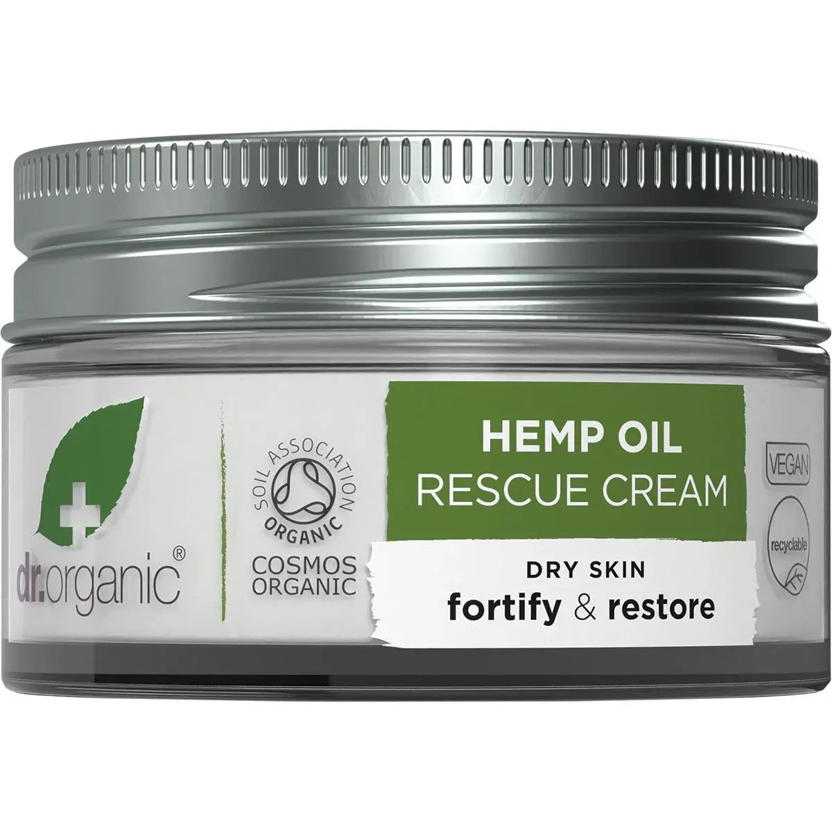 DR ORGANIC Rescue Cream Organic Hemp Oil 50ml DR ORGANIC