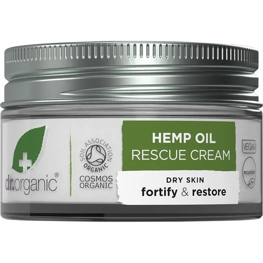 DR ORGANIC Rescue Cream Organic Hemp Oil 50ml DR ORGANIC
