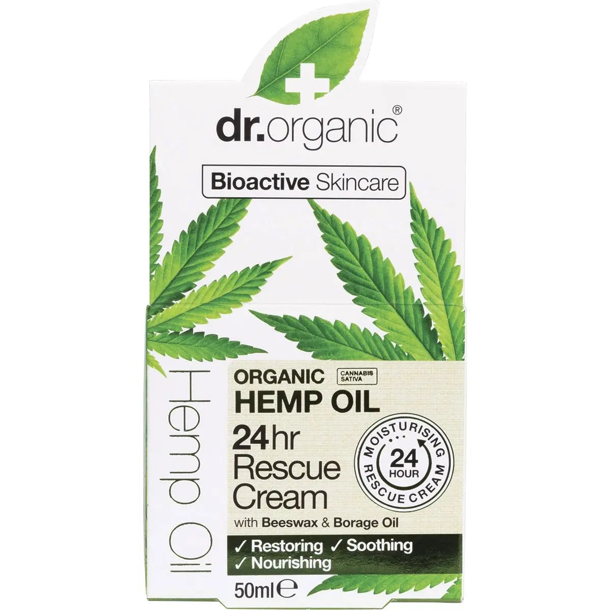 DR ORGANIC Rescue Cream Organic Hemp Oil 50ml DR ORGANIC
