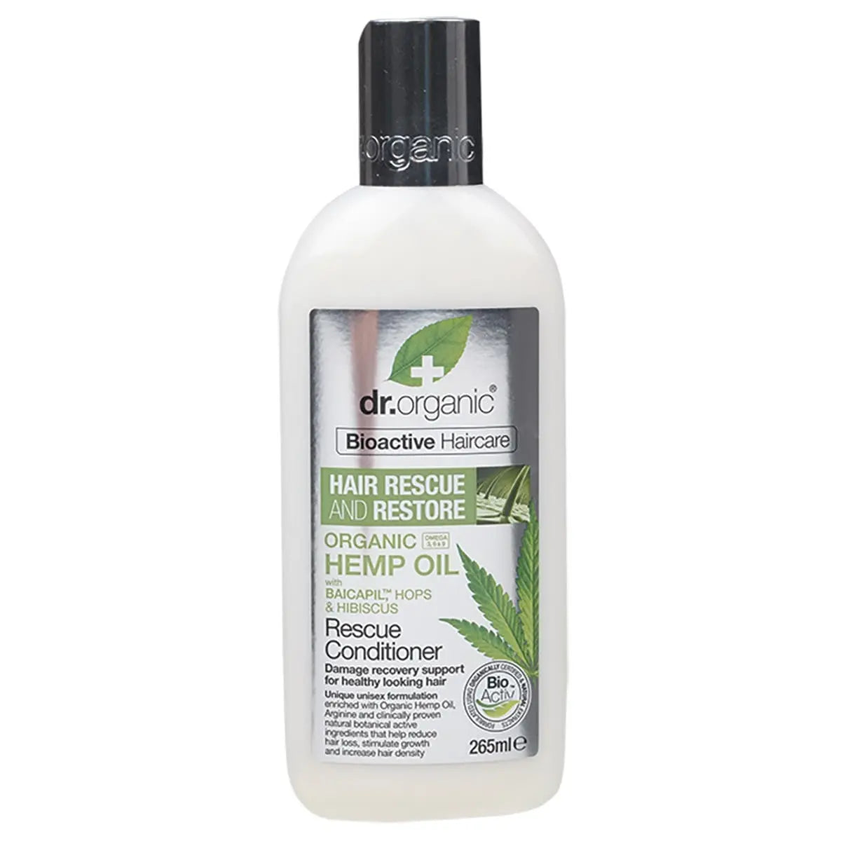 DR ORGANIC Rescue & Restore Conditioner Organic Hemp Oil 265ml DR ORGANIC